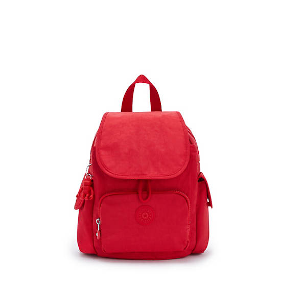 Kipling City Pack Mini Ryggsäck Röda | SE 1728SG